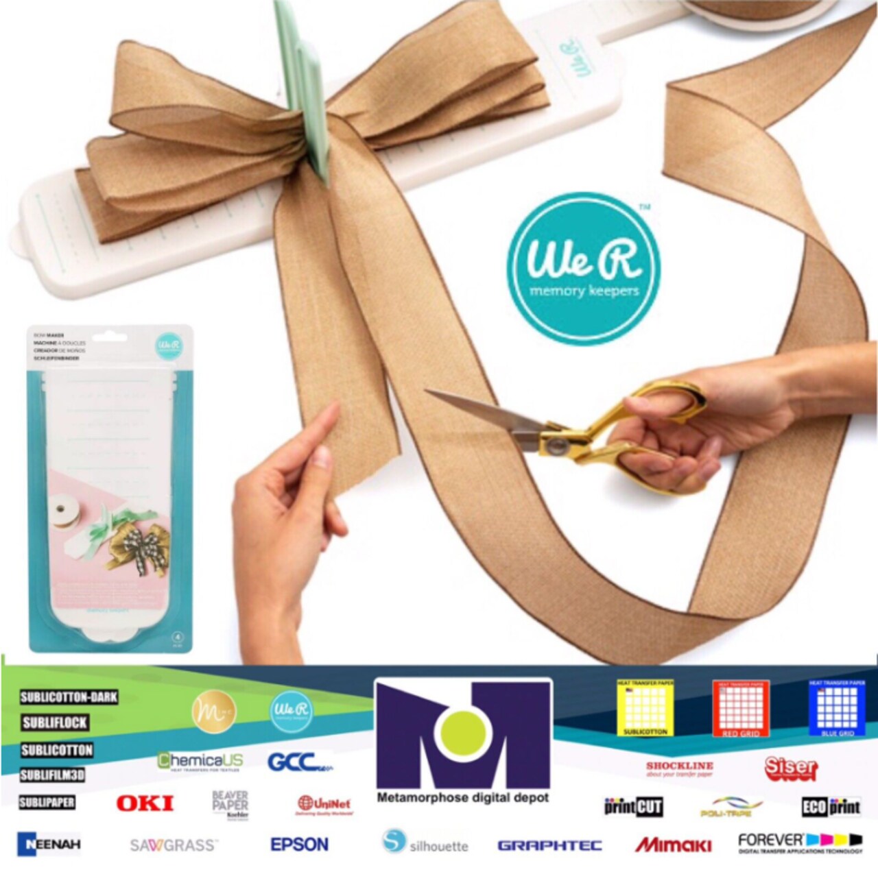 WE R MEMORY KEEPERS 60000271 TOOL BOW MAKER By American Crafts